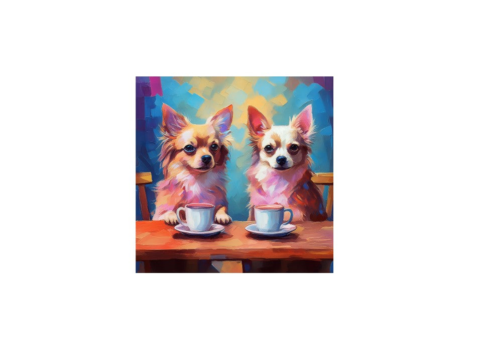 Cafe con Chihuahua