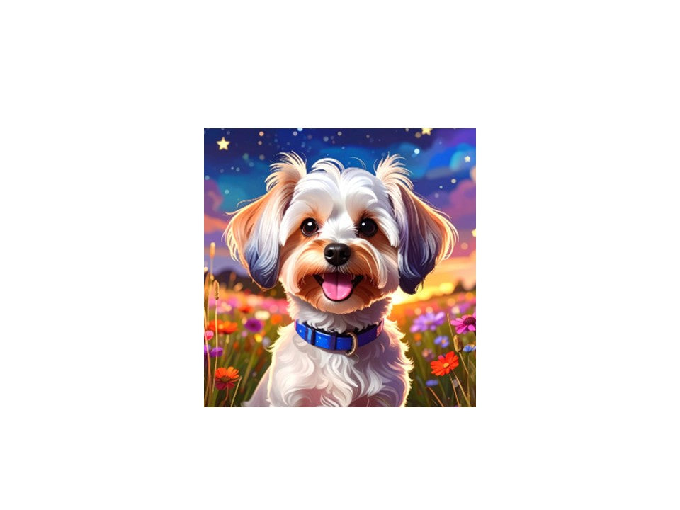 Yorkie Stary Night