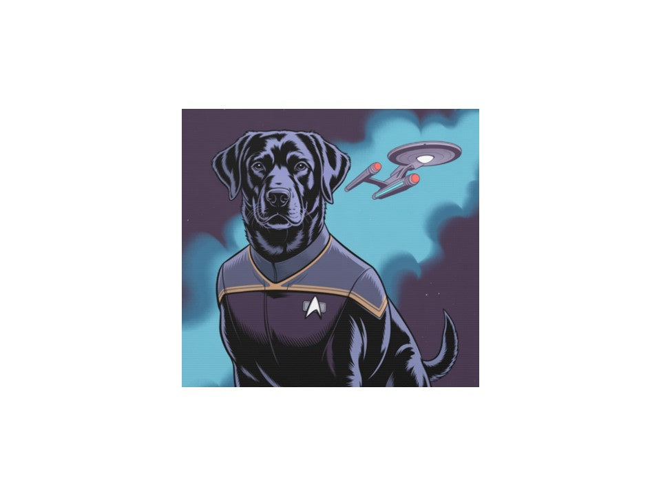 Black Lab Dog-Fleet