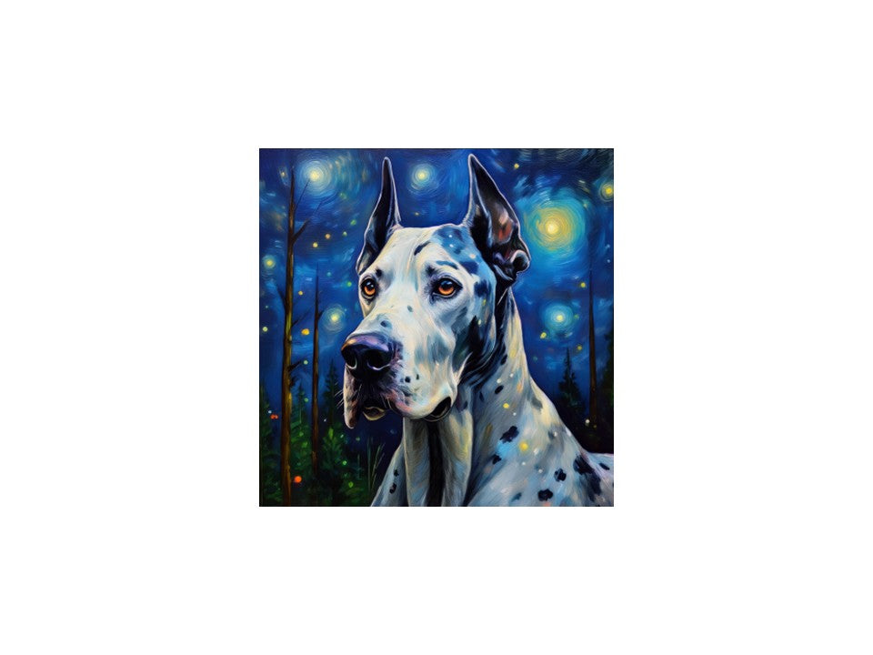 Great Dane Stary Night
