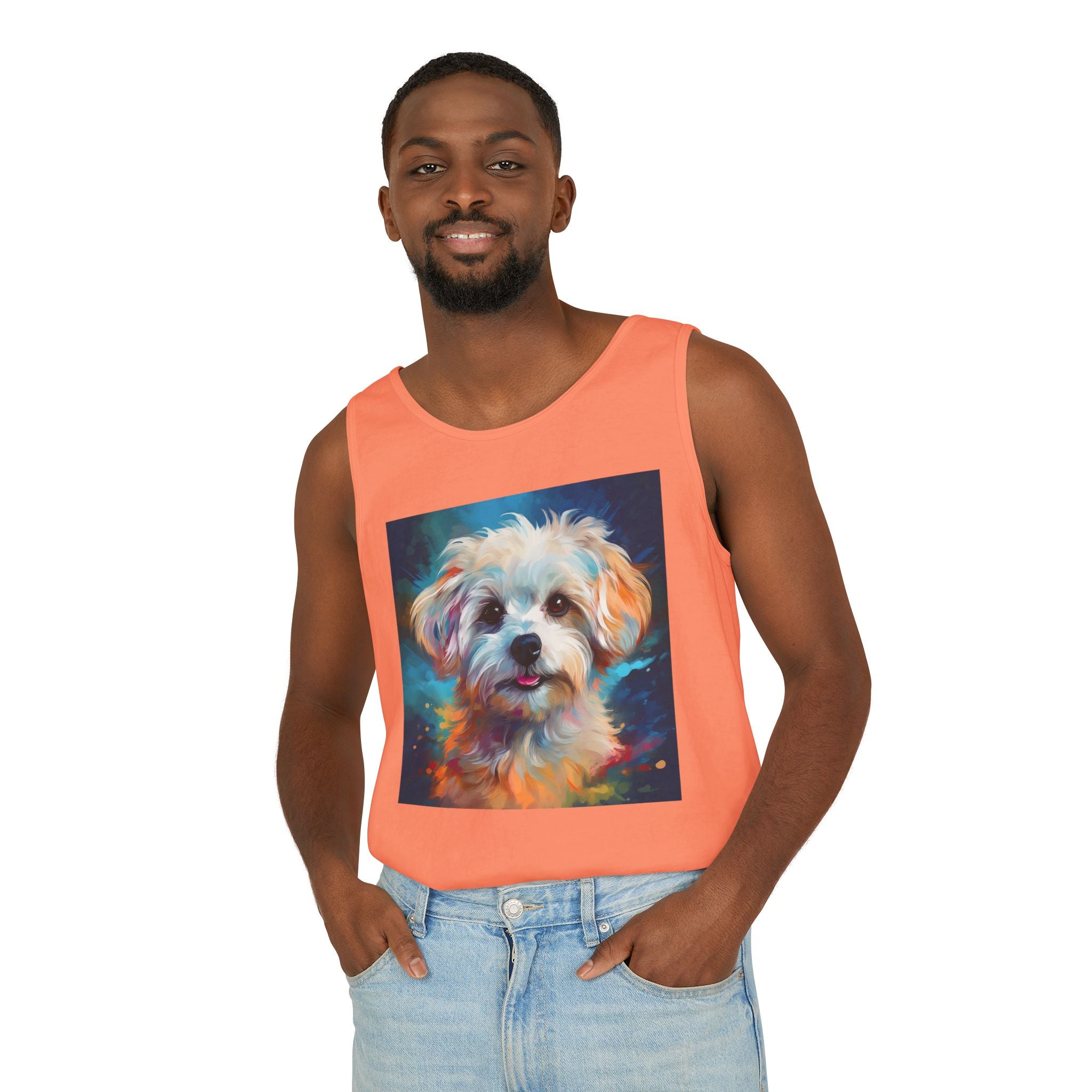Maltese Unisex Tank Top