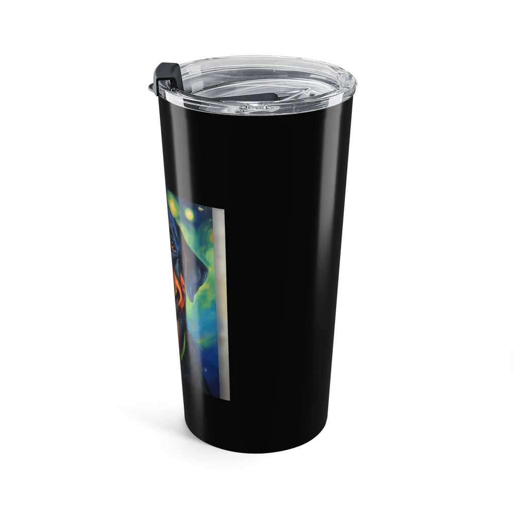 Rottweiler Stary Night Tumbler 20oz