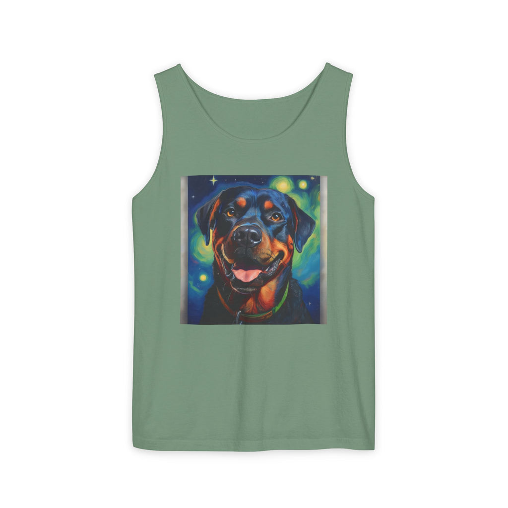 Rottweiler Stary Night Unisex Tank Top