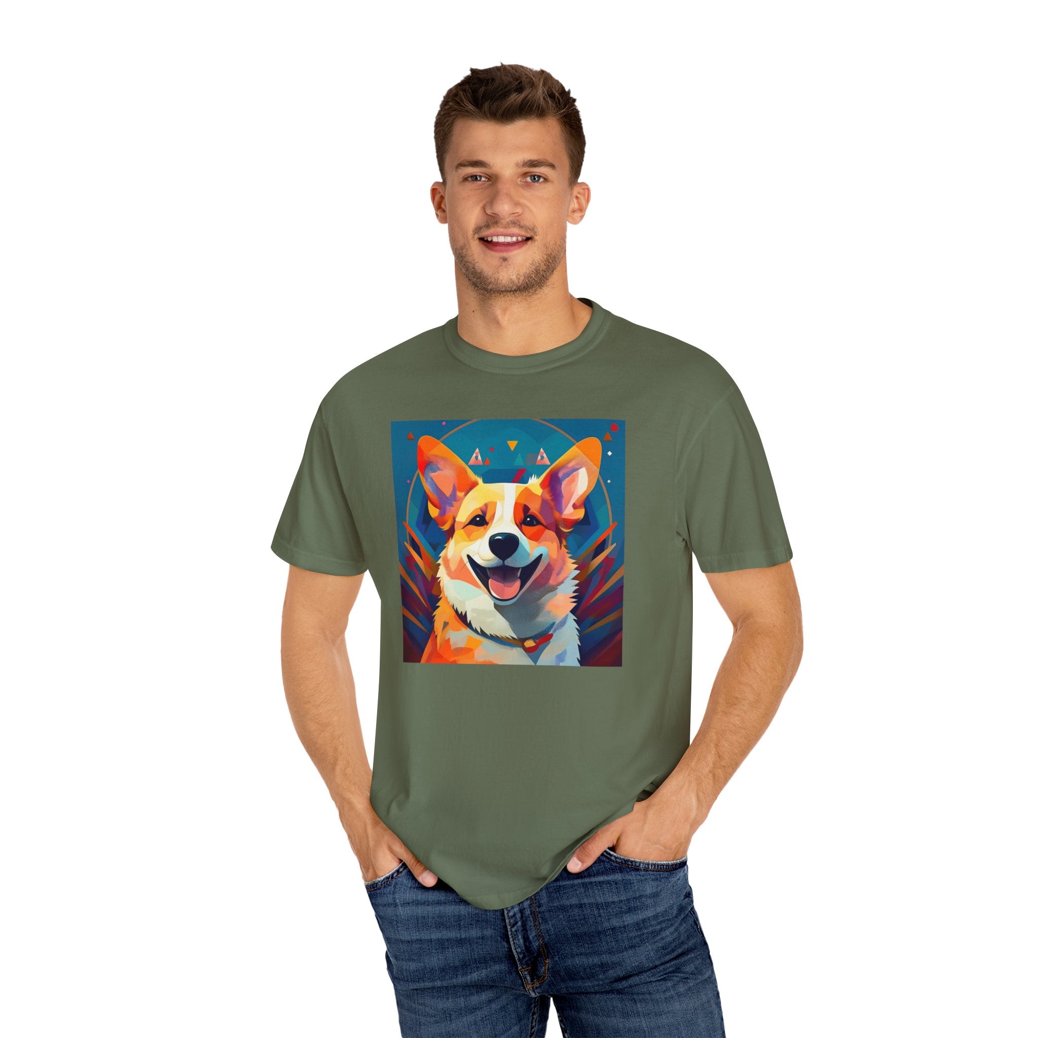 Corgi Unisex Garment-Dyed T-shirt