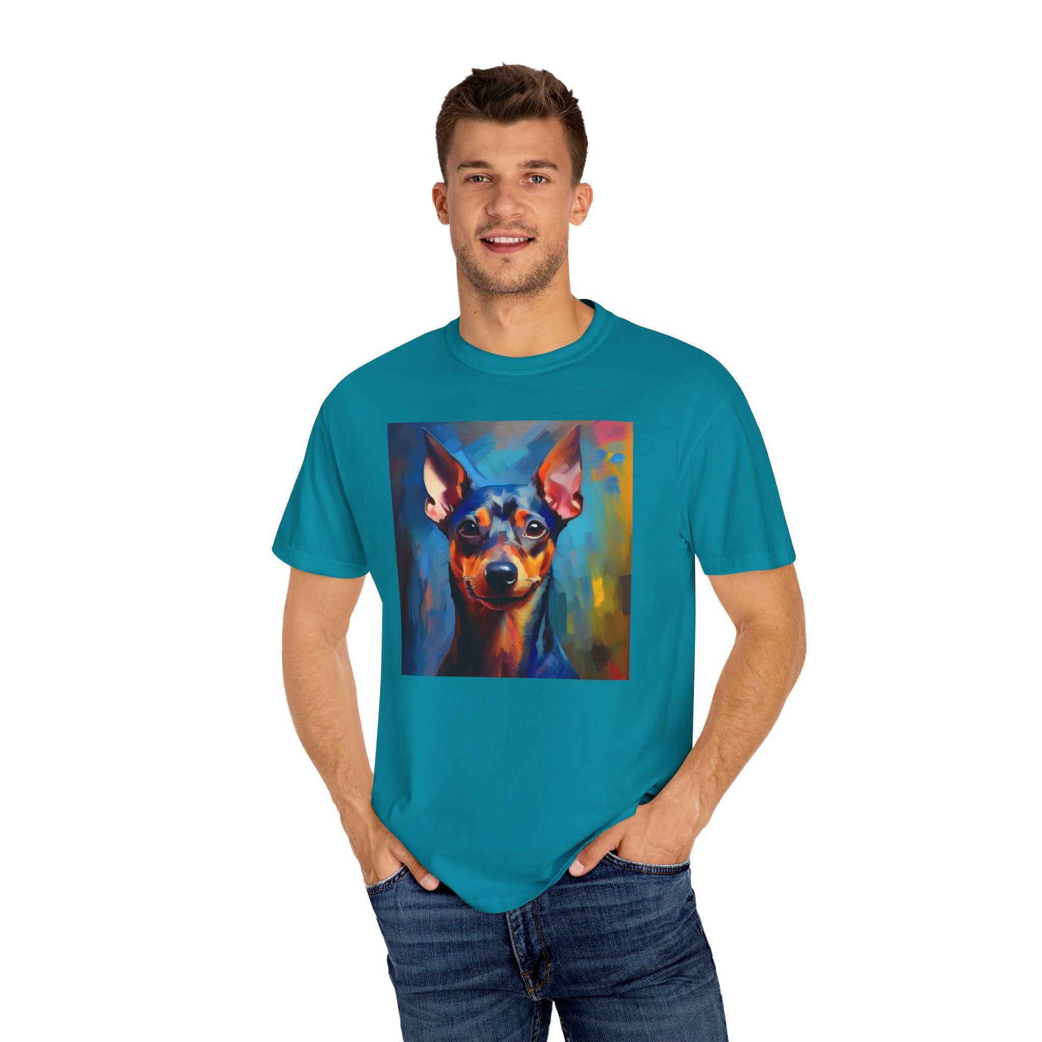 Miniature Pinscher Unisex Garment-Dyed T-shirt