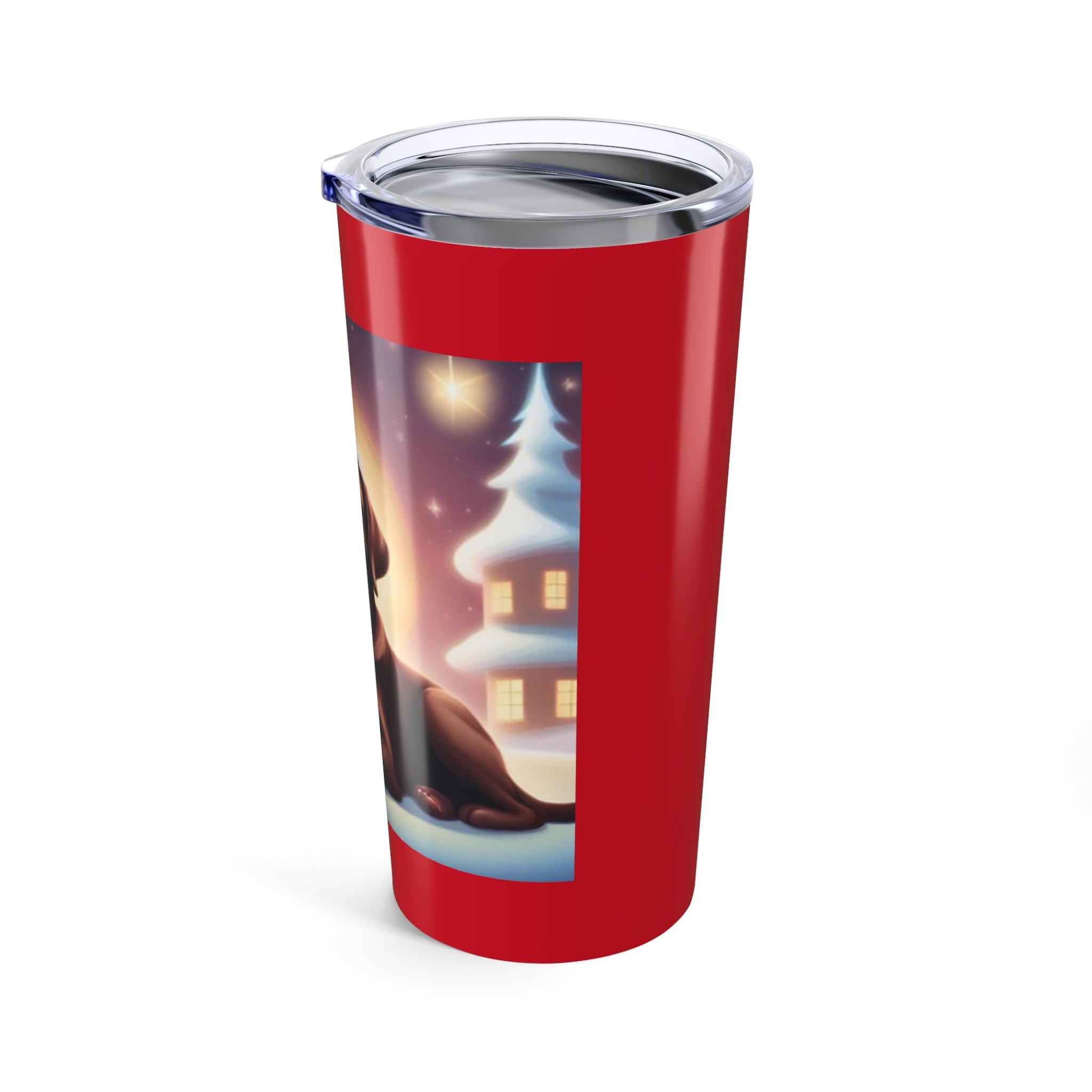 Chocolate Lab Holiday Tumbler 20oz