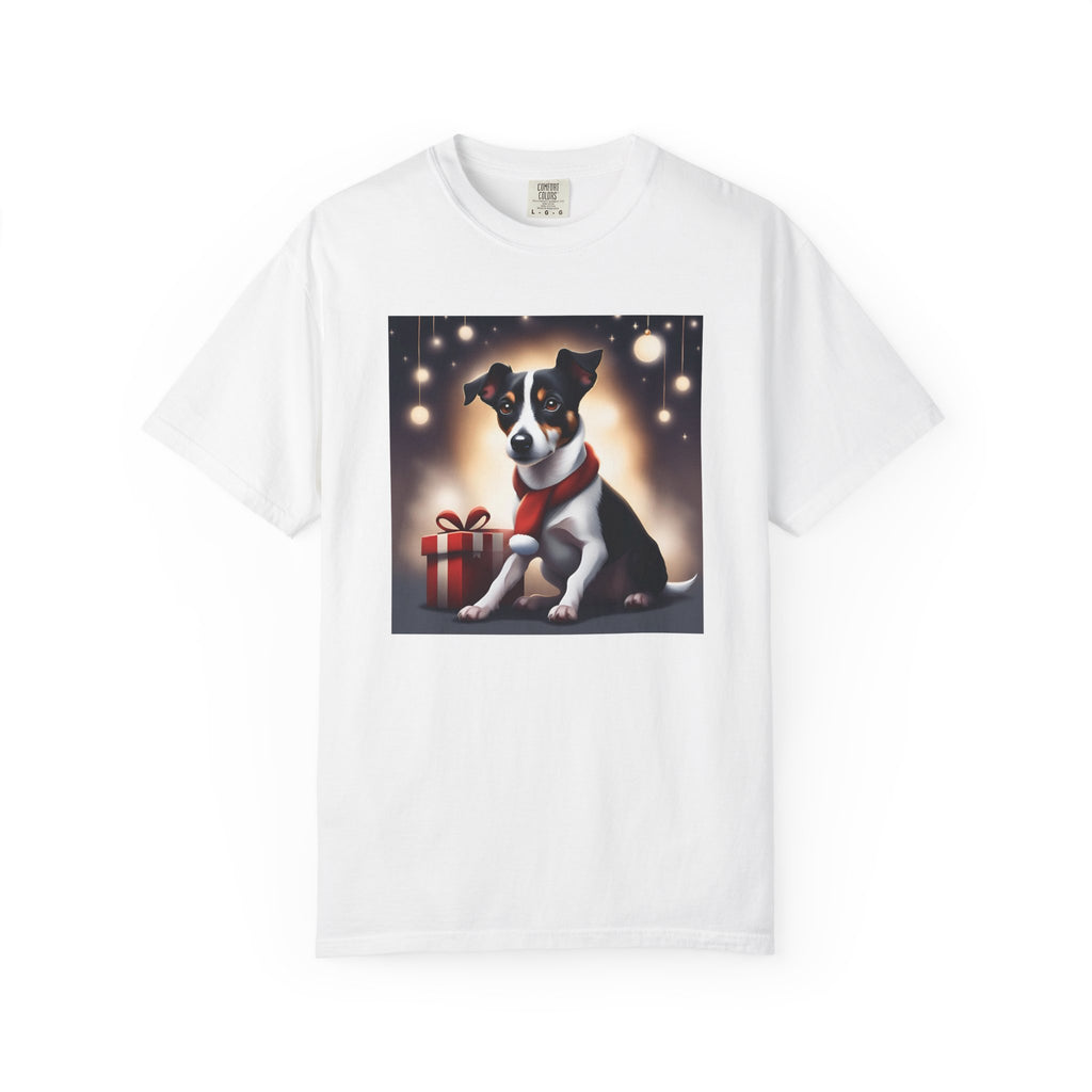 Jack Russel Holiday Unisex Garment-Dyed T-shirt