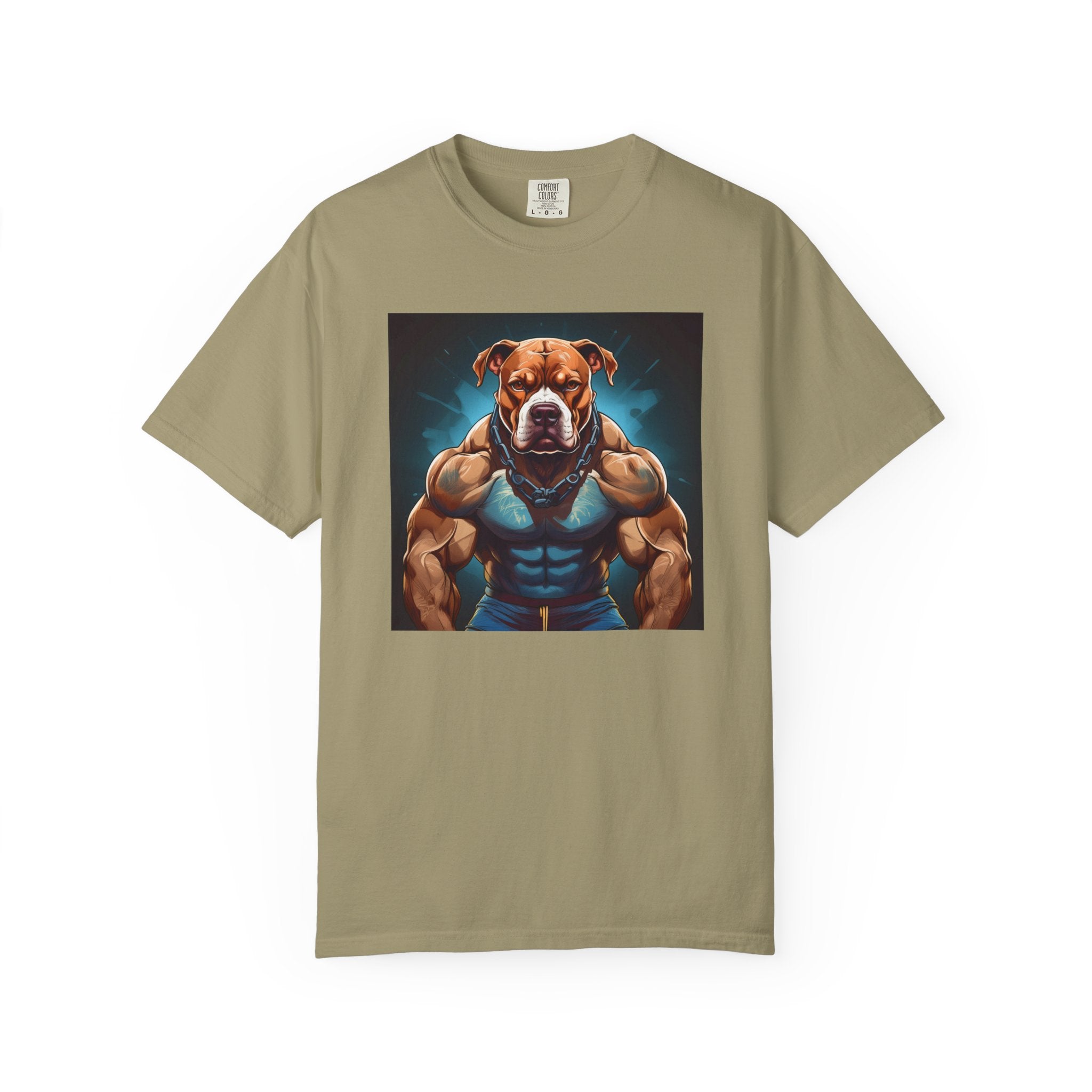 Pitbull Body Builder Unisex Garment-Dyed T-shirt