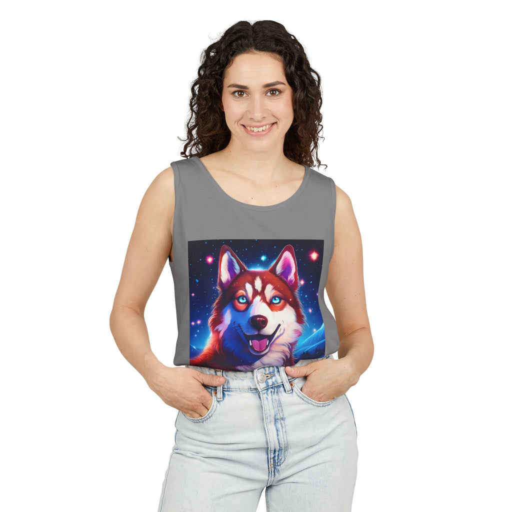Eskimo Husky Unisex Tank Top