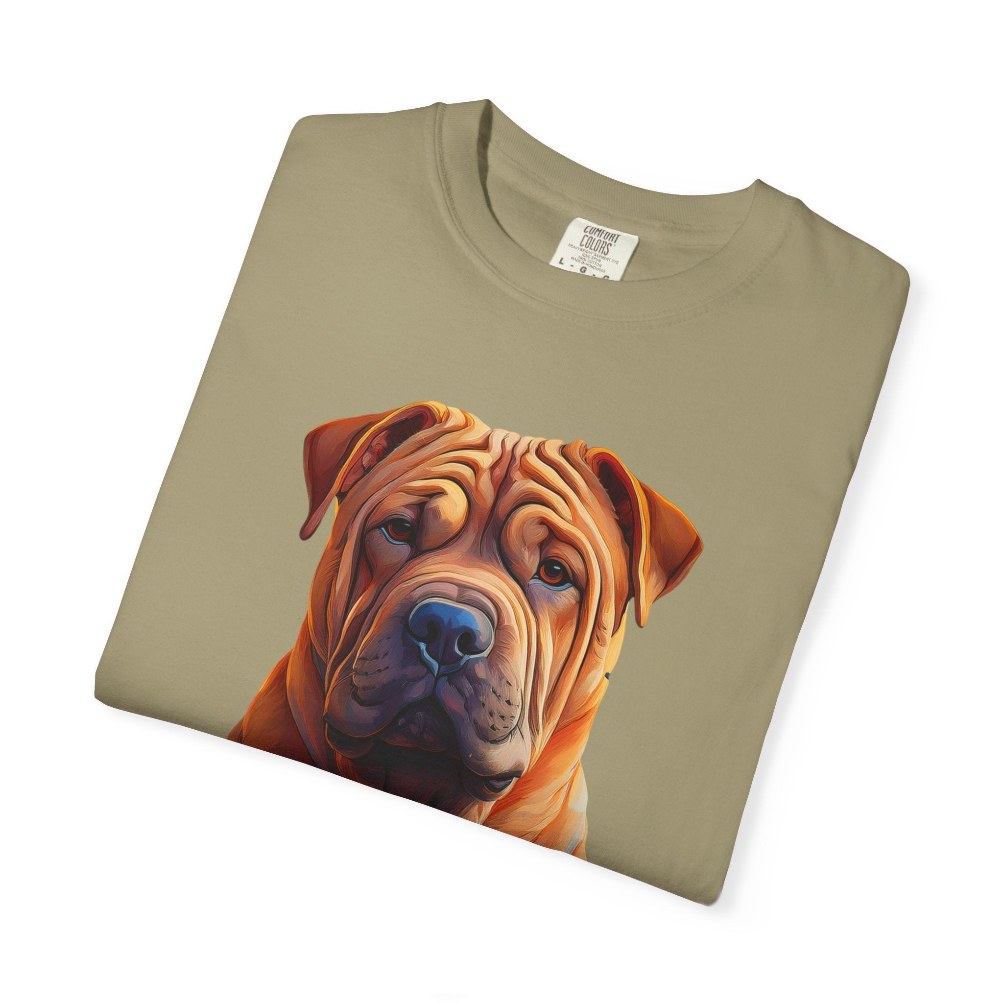 Shar Pei Unisex Garment-Dyed T-shirt