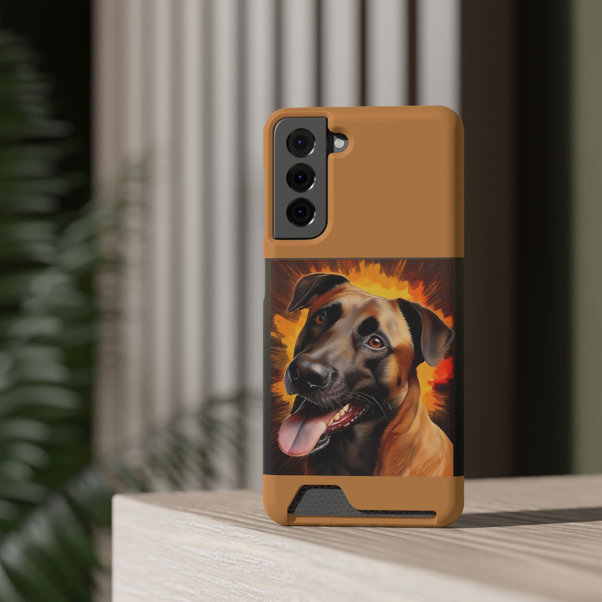 Belgian Malinois Shepherd Phone Case with Card Holder