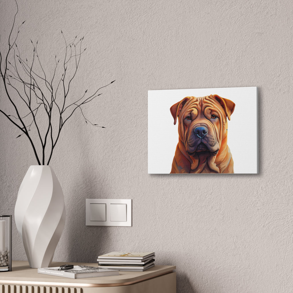 Shar Pei Stretched, 0.75"