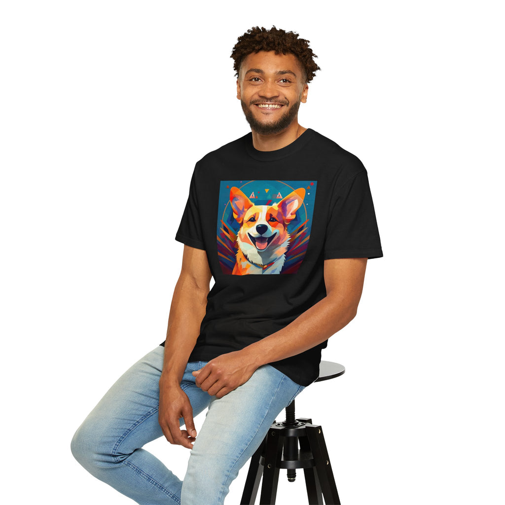 Corgi Unisex Garment-Dyed T-shirt