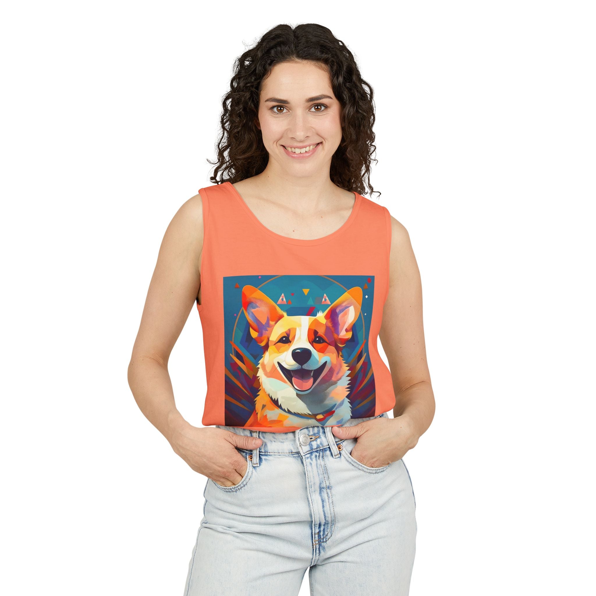 Corgi Tank Top