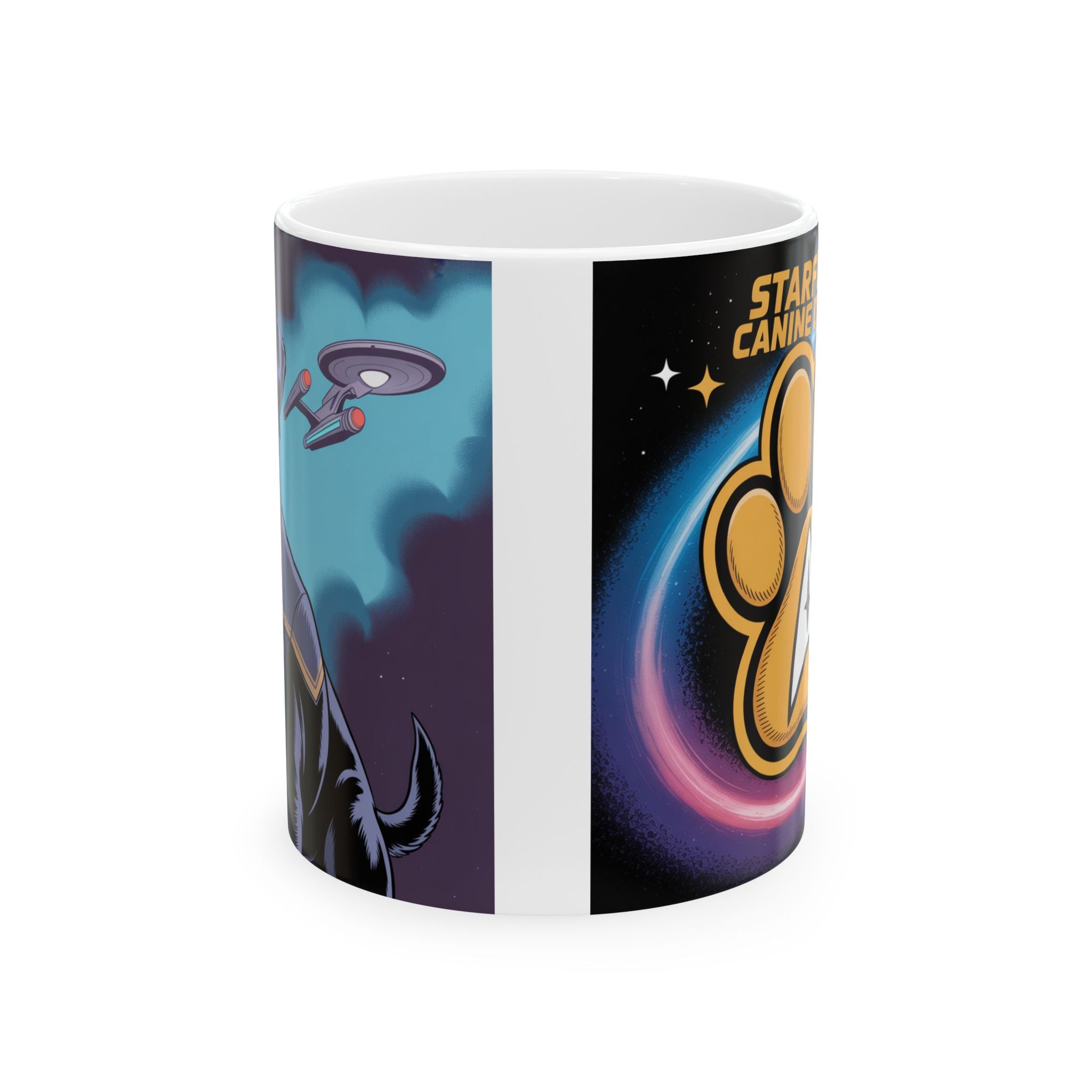 Dog-Fleet Ceramic Mug, (11oz, 15oz)