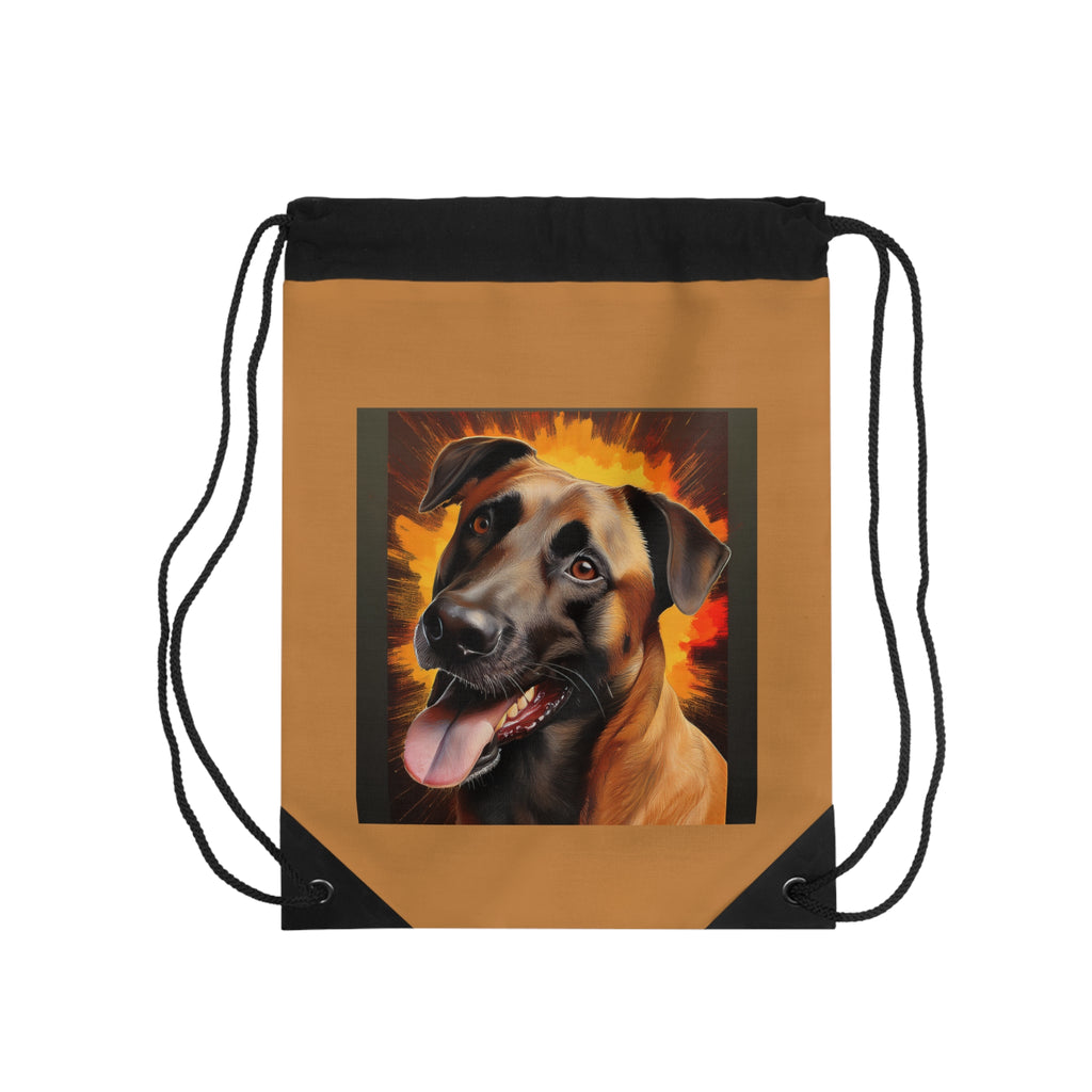 Belgian Shepherd Drawstring Bag