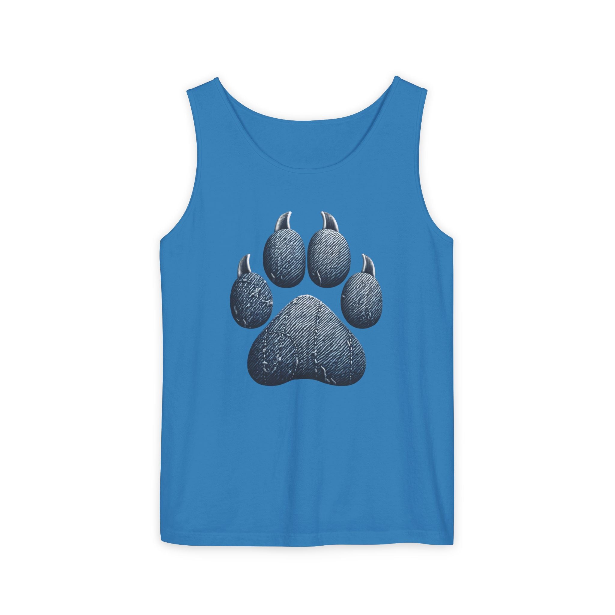 Denim Paw Unisex Tank Top