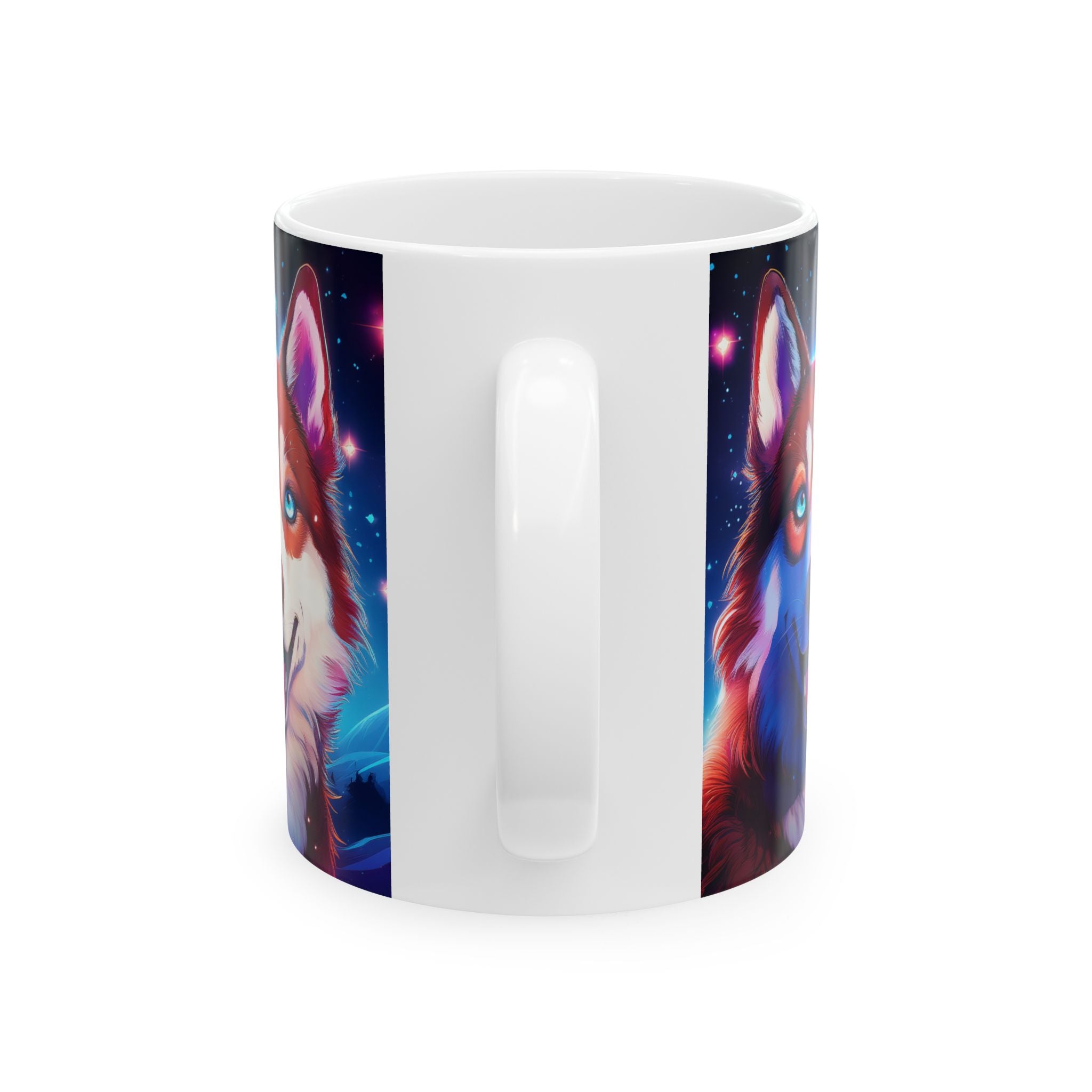 Eskimo Husky Ceramic Mug, (11oz, 15oz)