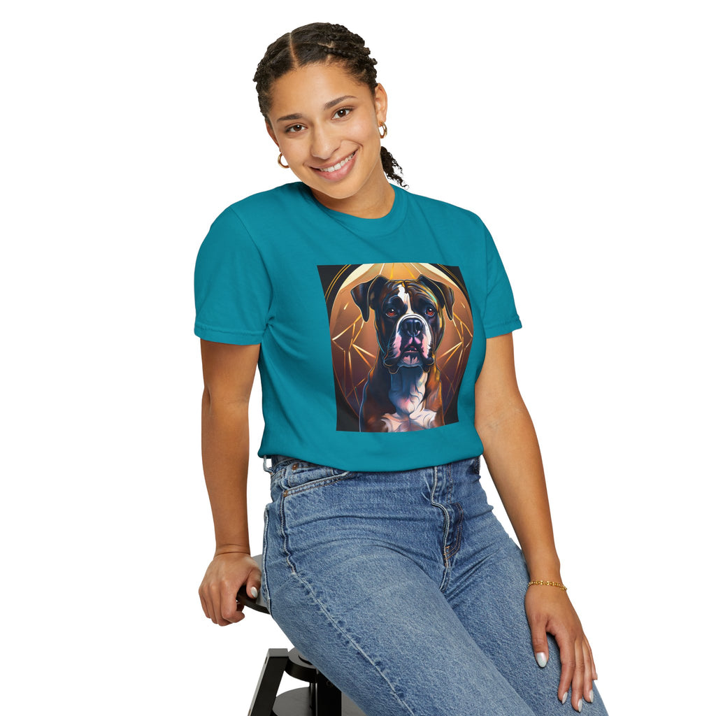 Brindle Gold Boxer Unisex Garment-Dyed T-shirt