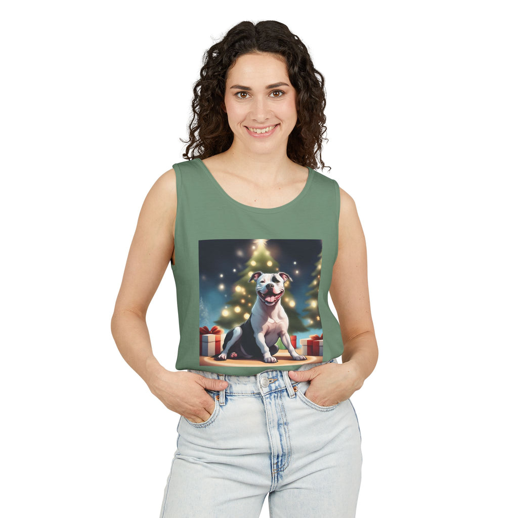 Pit Bull Holiday Unisex Tank Top