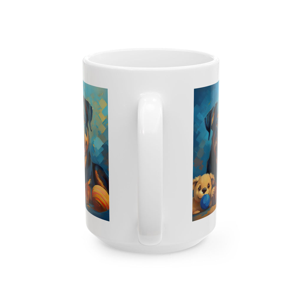Rottweiler Ceramic Mug, (11oz, 15oz)
