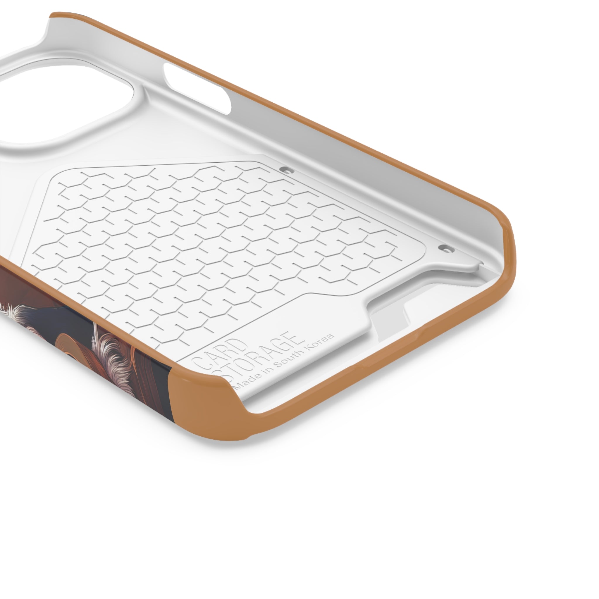 Puppy Poker Phone Case with Card Holder
