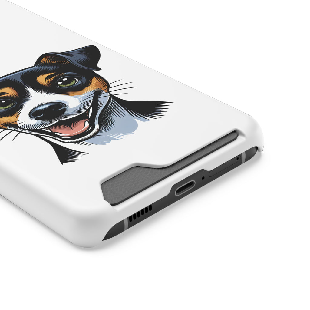 Jack Russel Phone Case with Card Holder