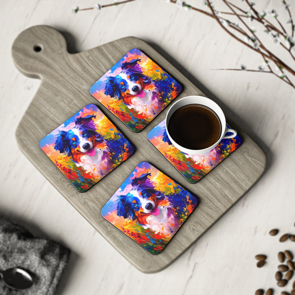 Aussie Shepherd Coasters
