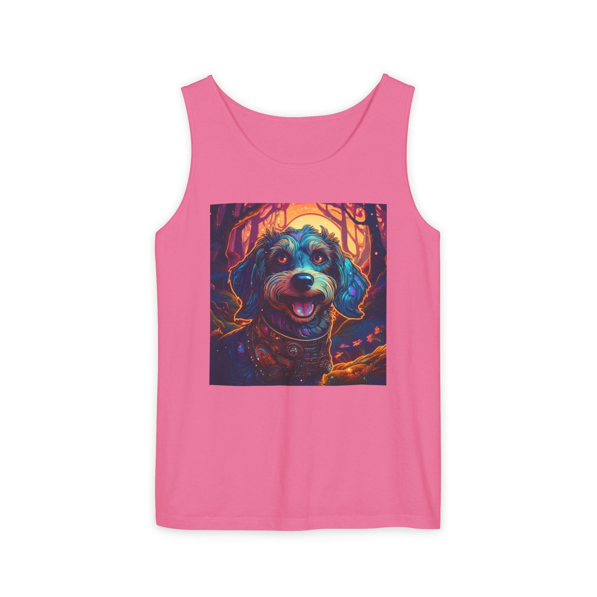 Steampunk Dachshund Unisex Tank Top