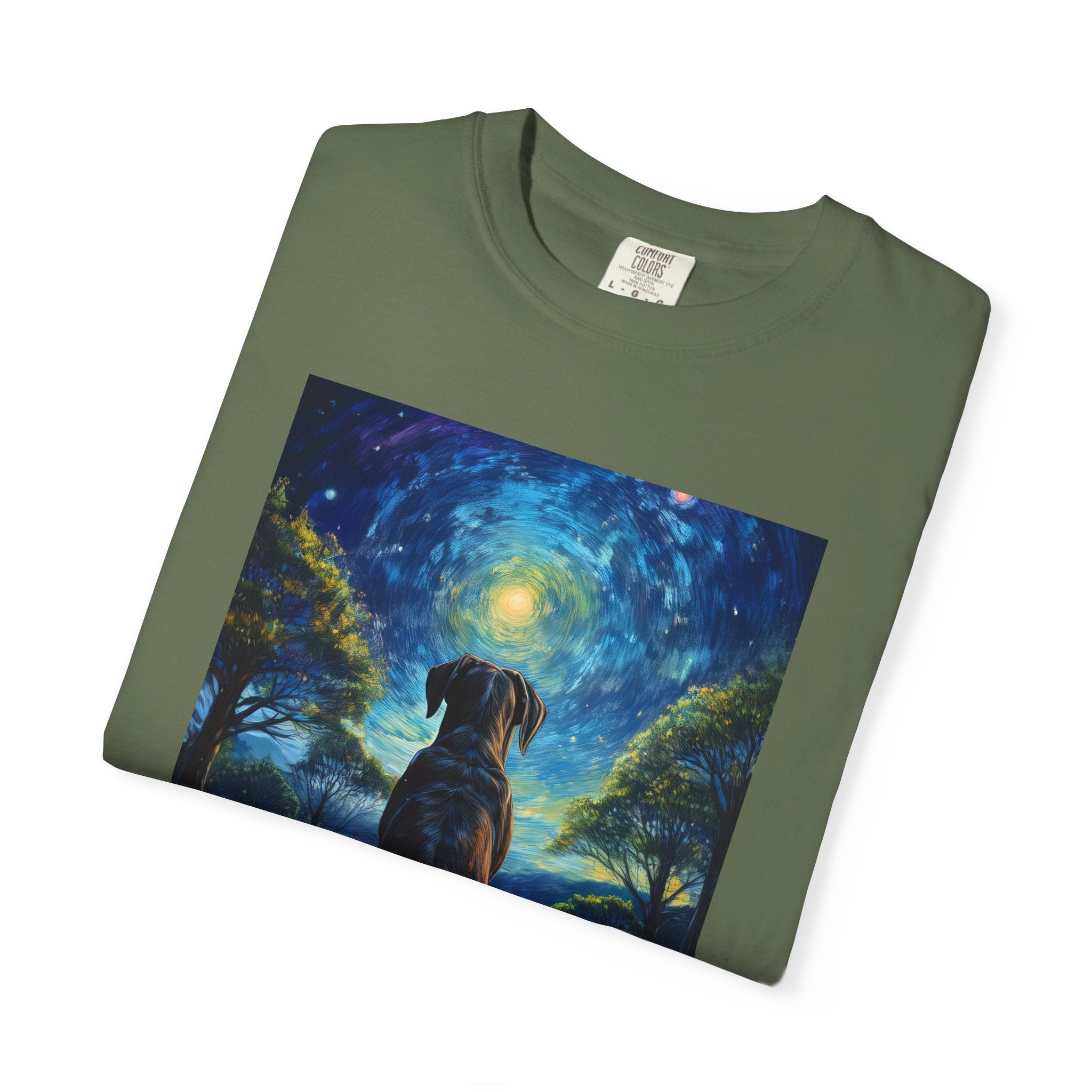 Moonlit Thoughts Unisex Garment-Dyed T-shirt