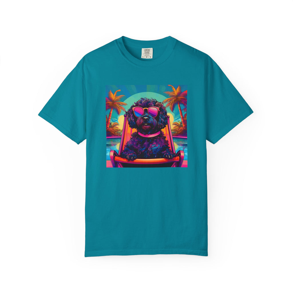 Doodle Poolside Unisex Garment-Dyed T-shirt