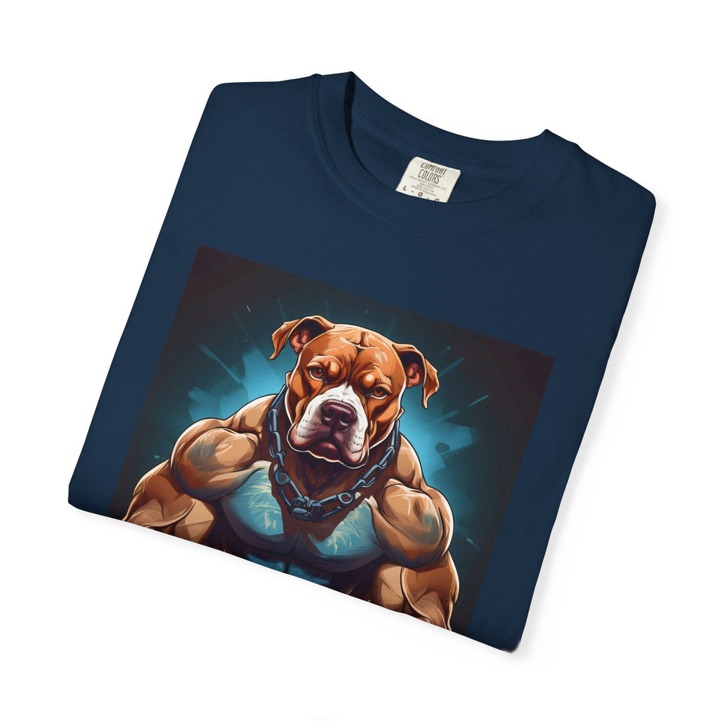 Pitbull Body Builder Unisex Garment-Dyed T-shirt