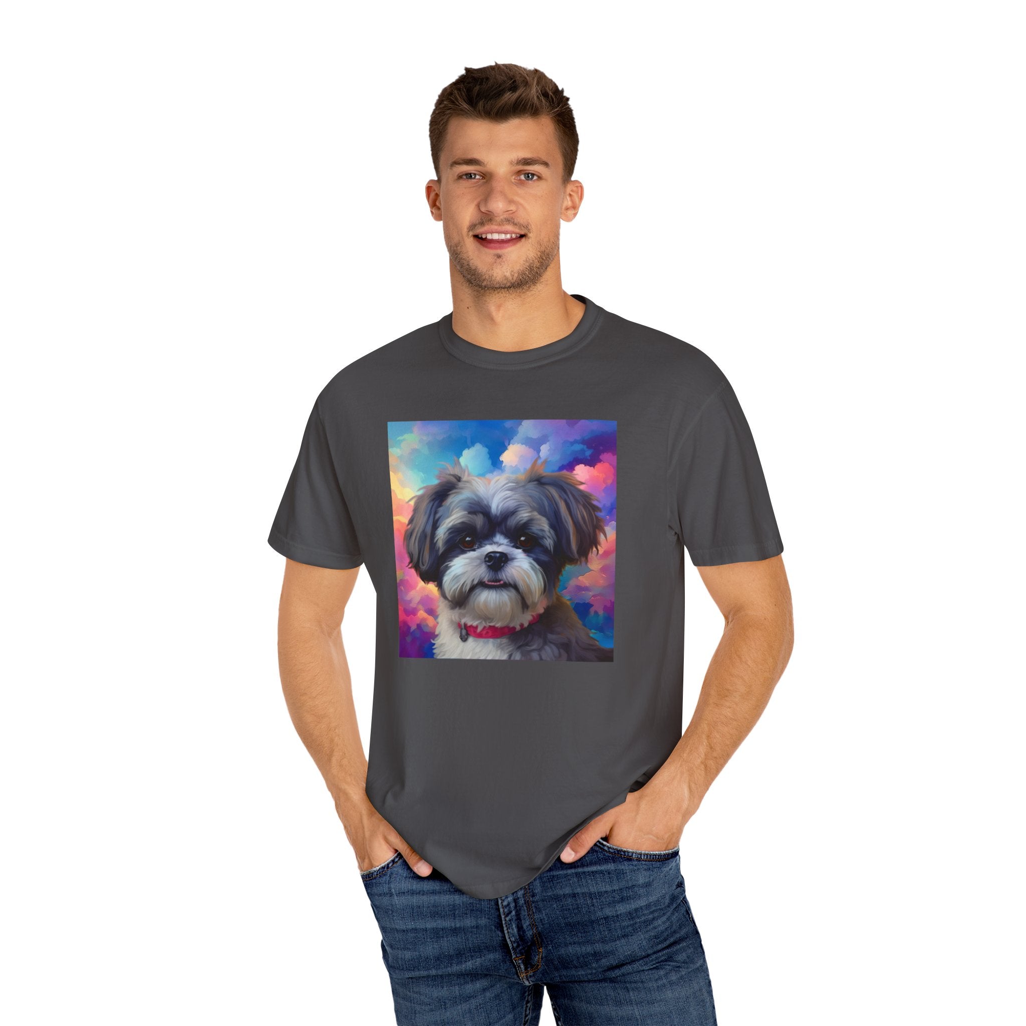 Shih Tzu Unisex Garment-Dyed T-shirt