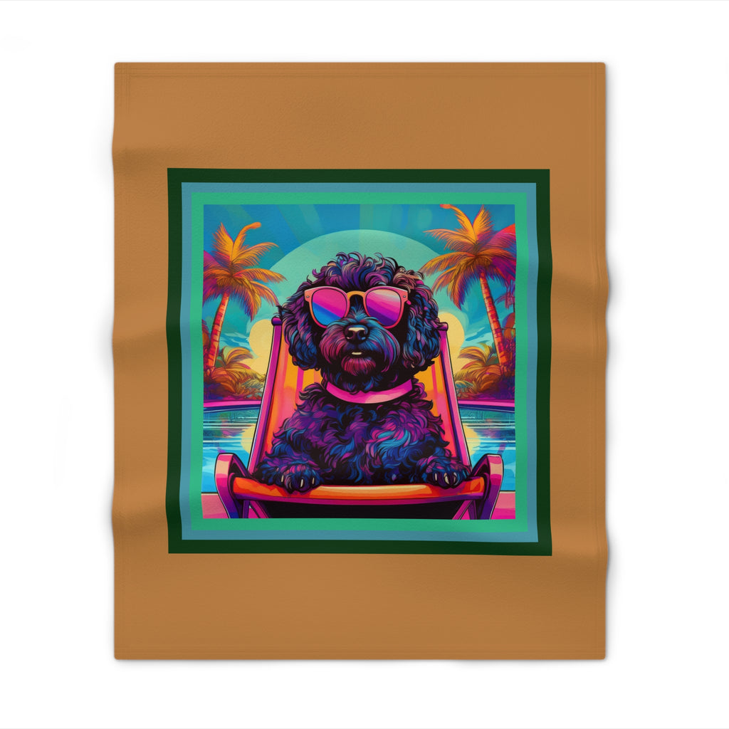 Doodle Poolside Throw Blanket