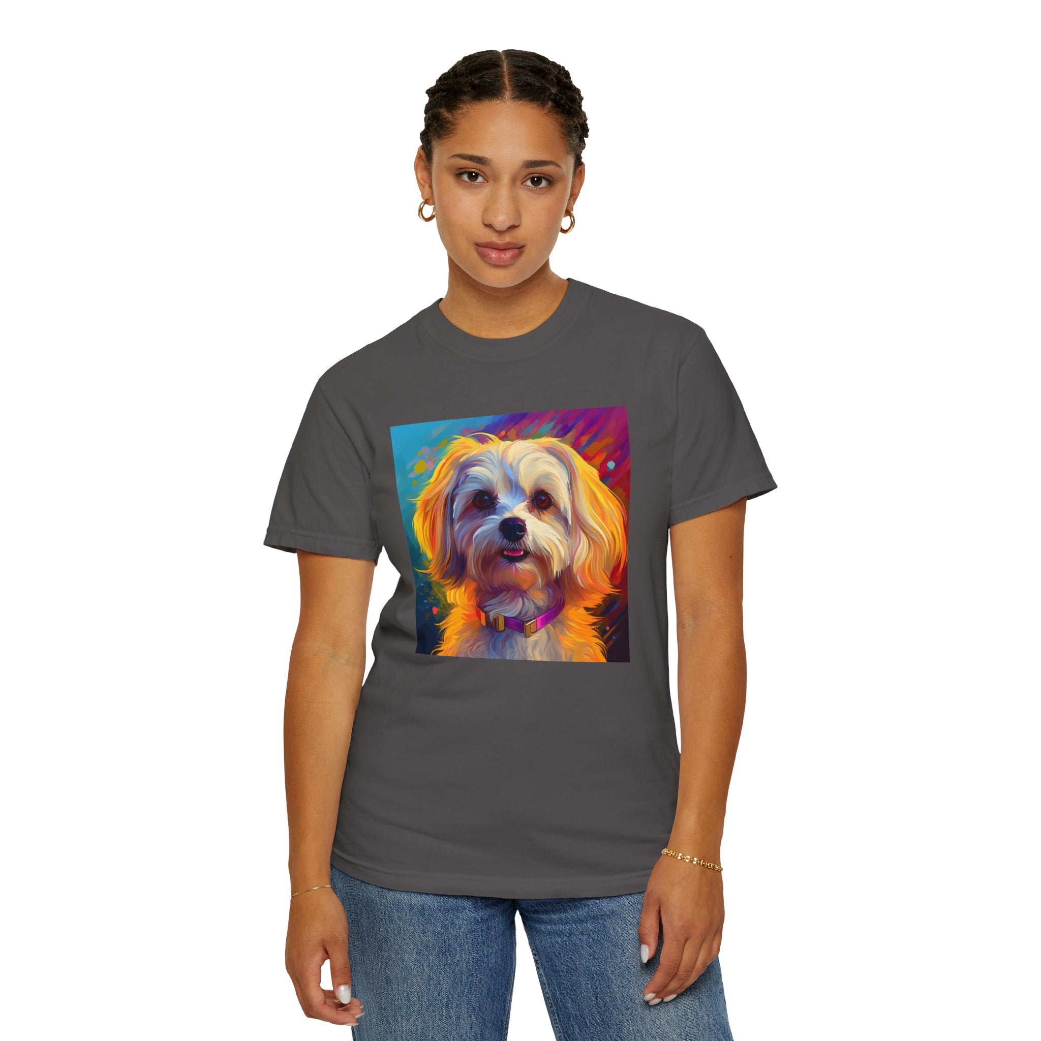 Havanese Unisex Garment-Dyed T-shirt