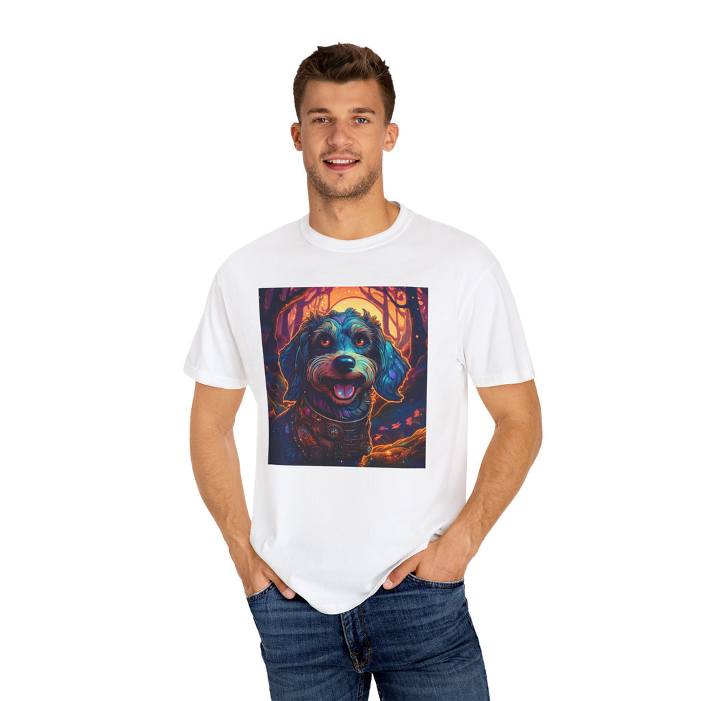 Steampunk Dachshund Unisex Garment-Dyed T-shirt