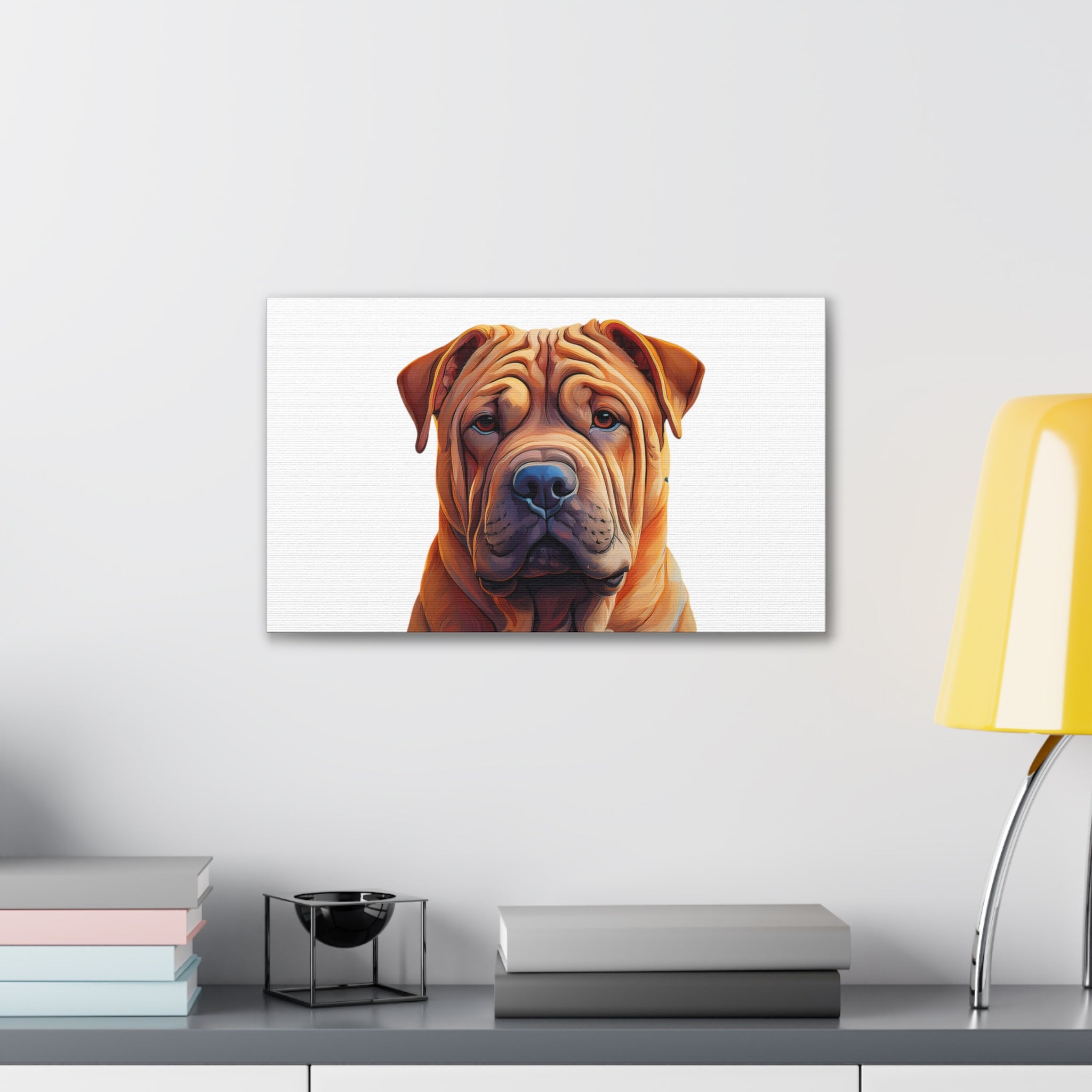 Shar Pei Stretched, 0.75"
