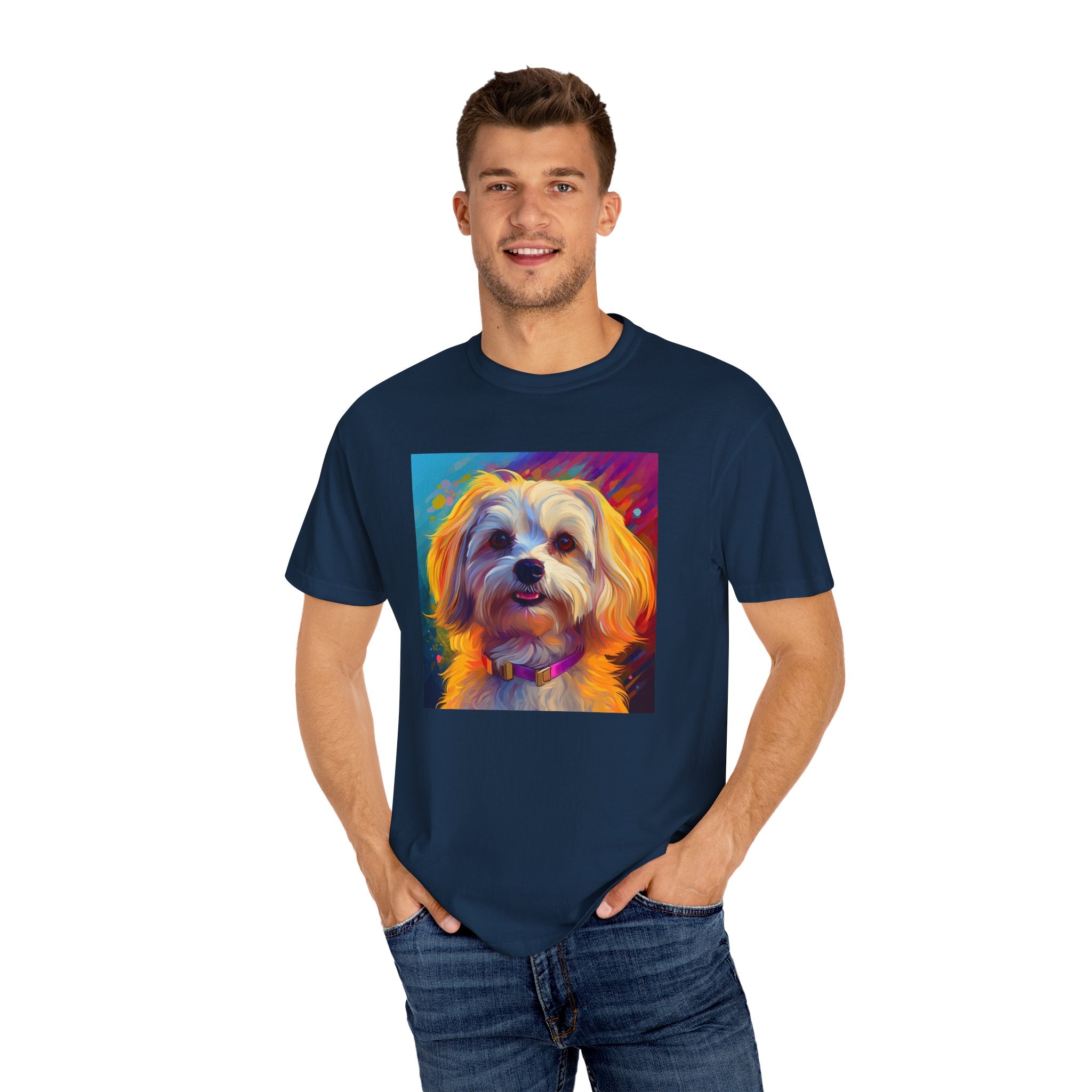 Havanese Unisex Garment-Dyed T-shirt