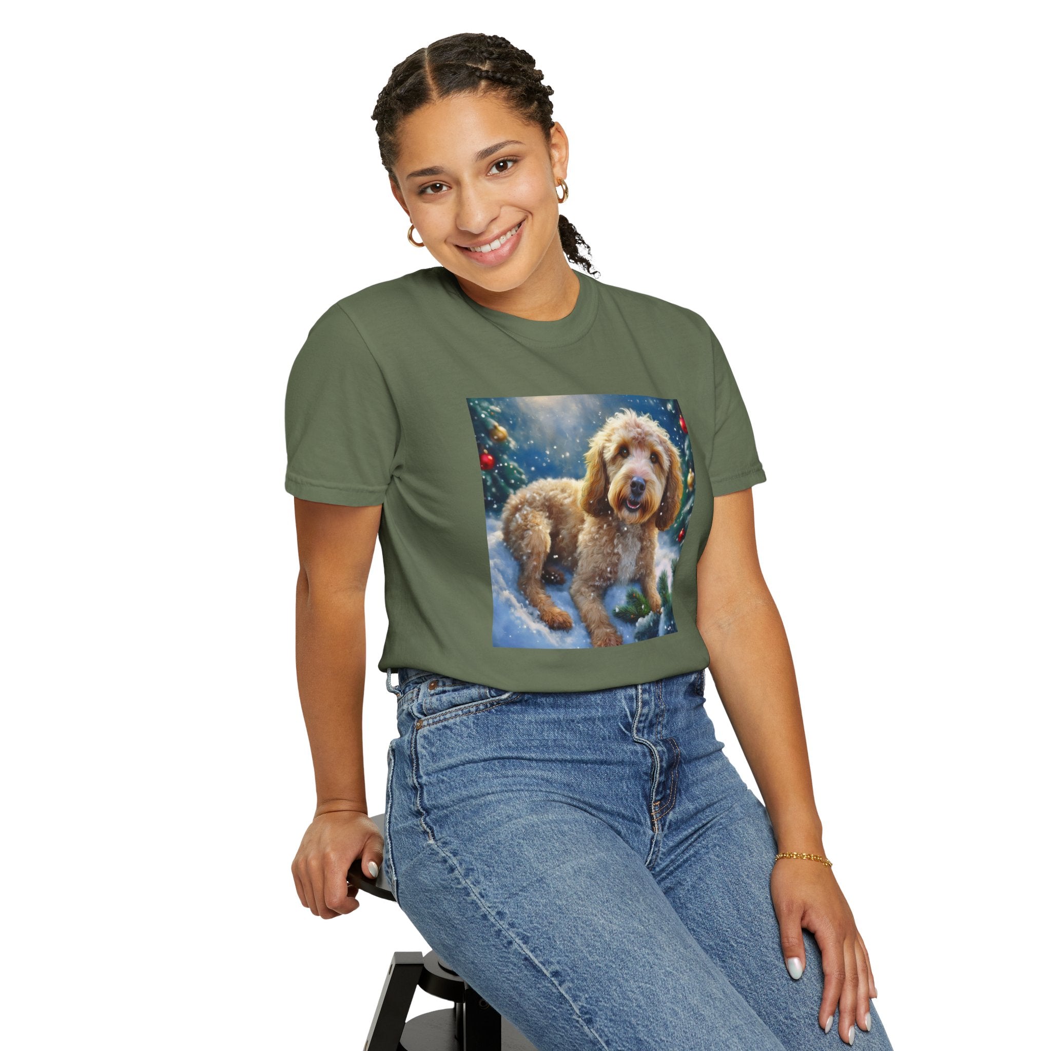 Doodle Holiday Unisex Garment-Dyed T-shirt