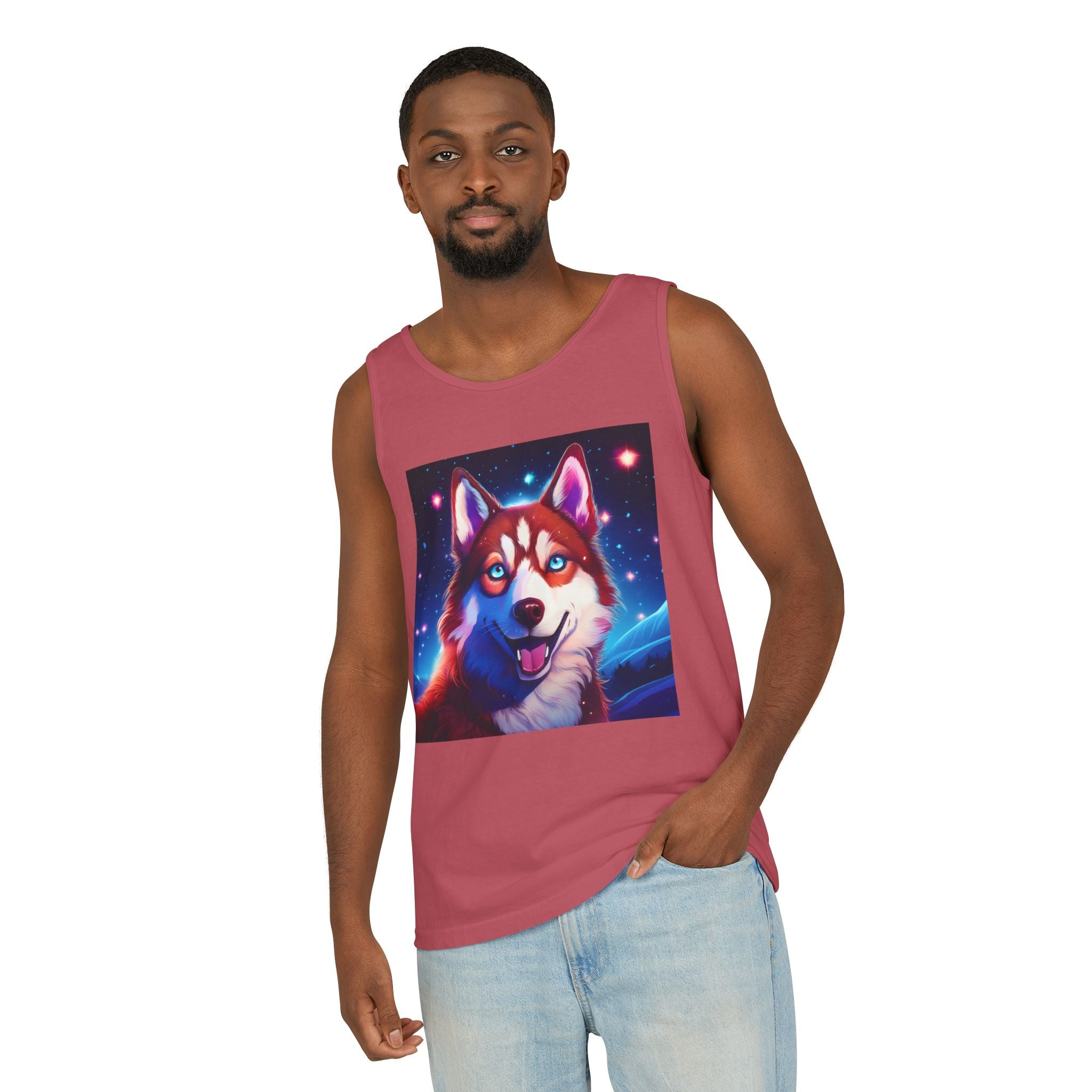 Eskimo Husky Unisex Tank Top