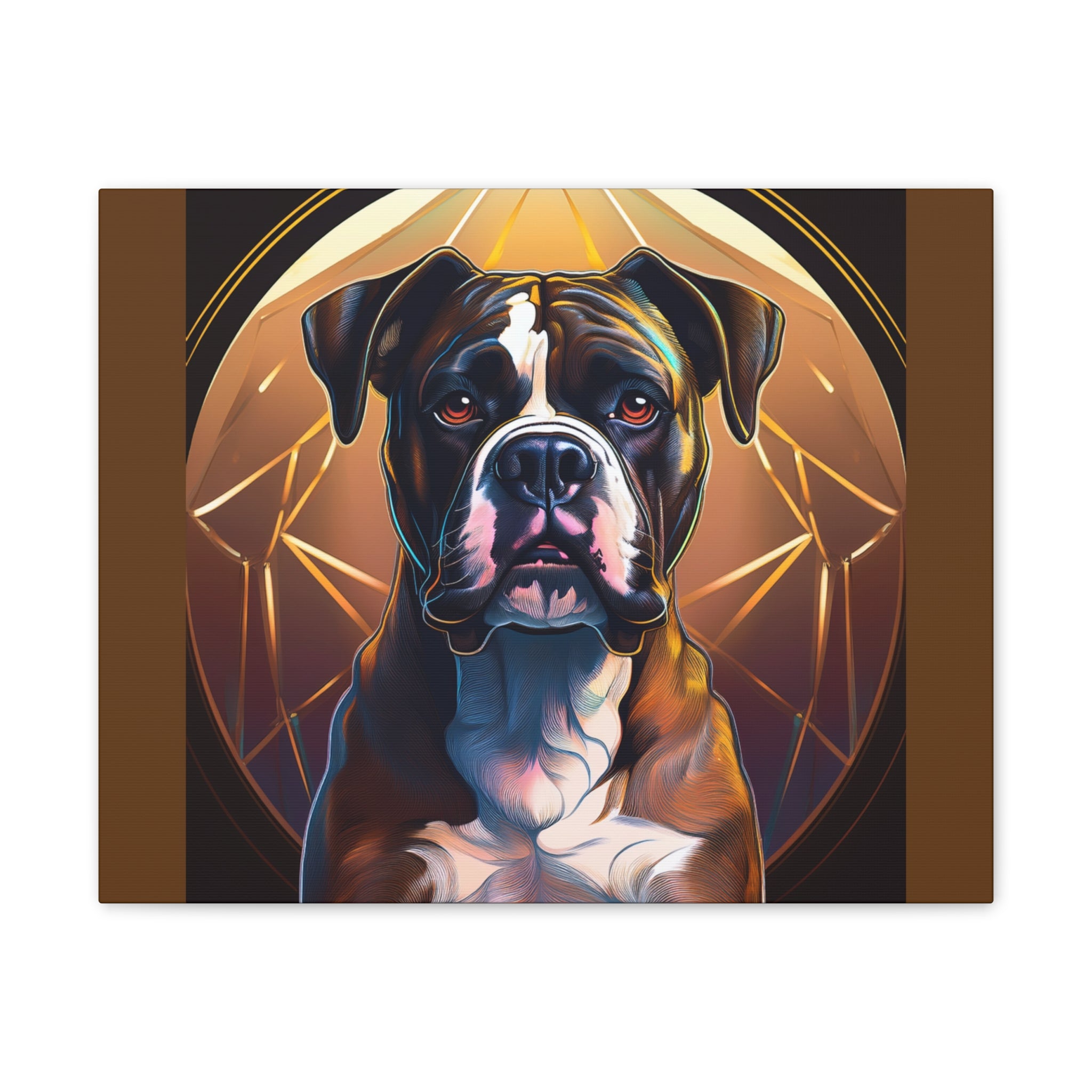 Brindle Gold Canvas Painting