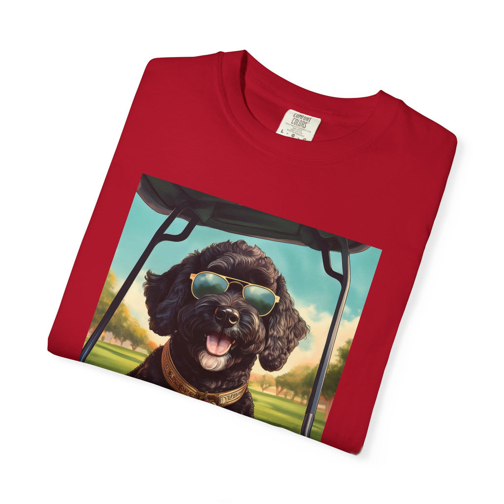 Doodle Golf Cart Unisex Garment-Dyed T-shirt