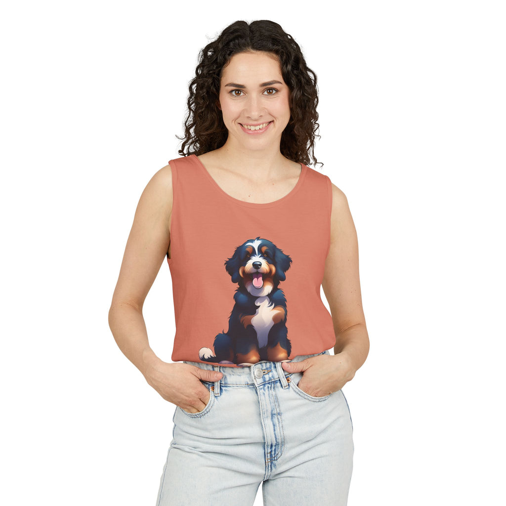 Bernedoodle Unisex Tank Top