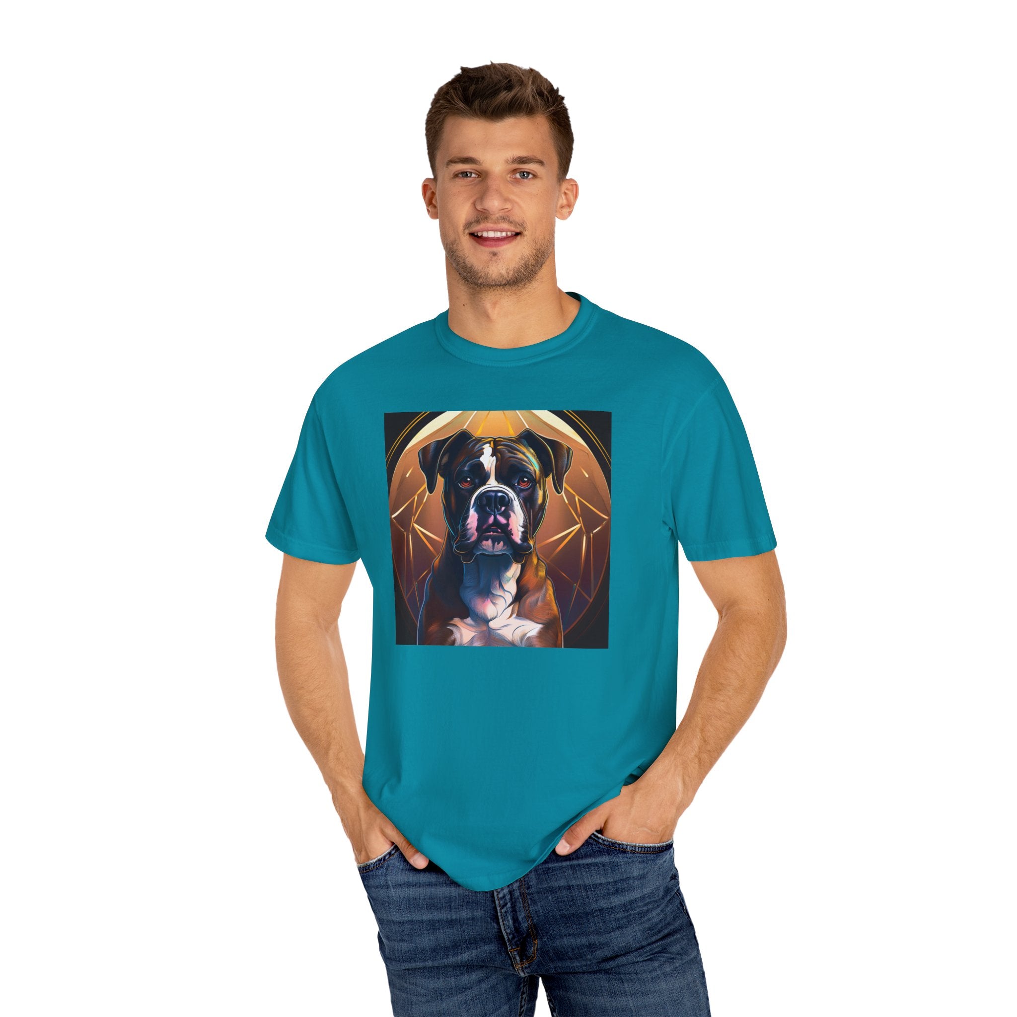Brindle Gold Boxer Unisex Garment-Dyed T-shirt