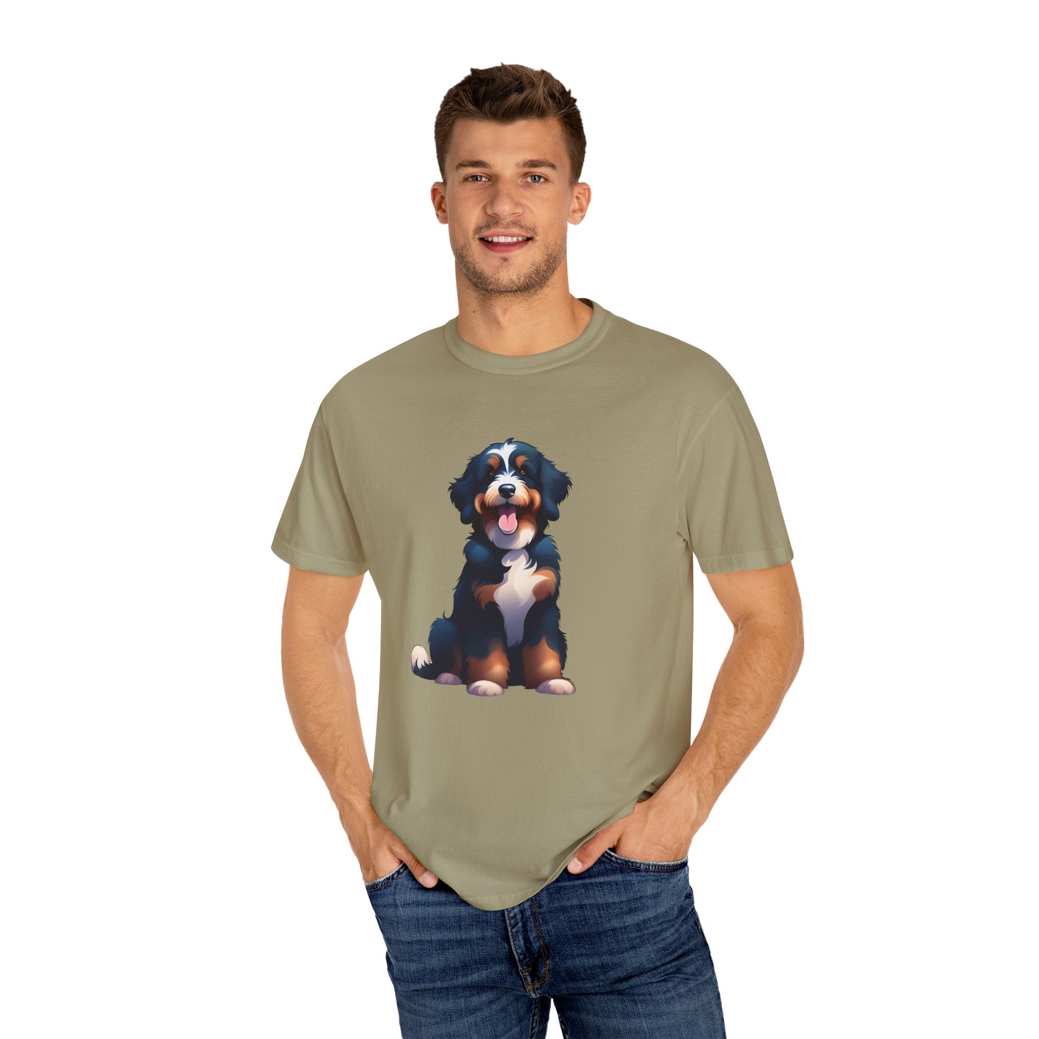 Bernedoodle Unisex Garment-Dyed T-shirt