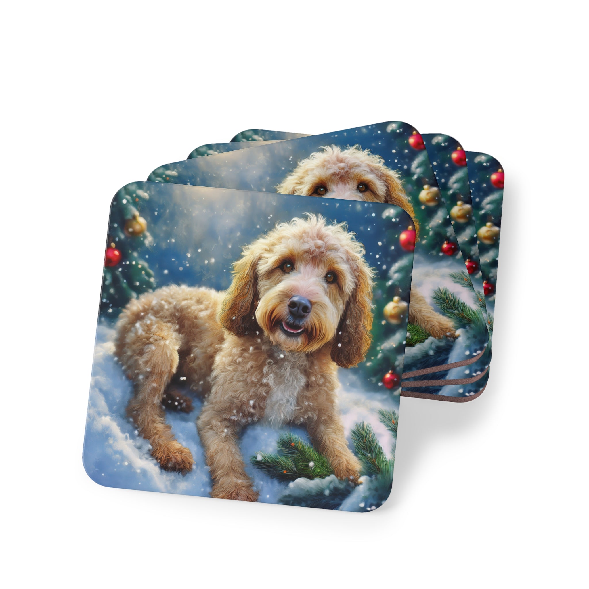Doodle Holiday Coasters
