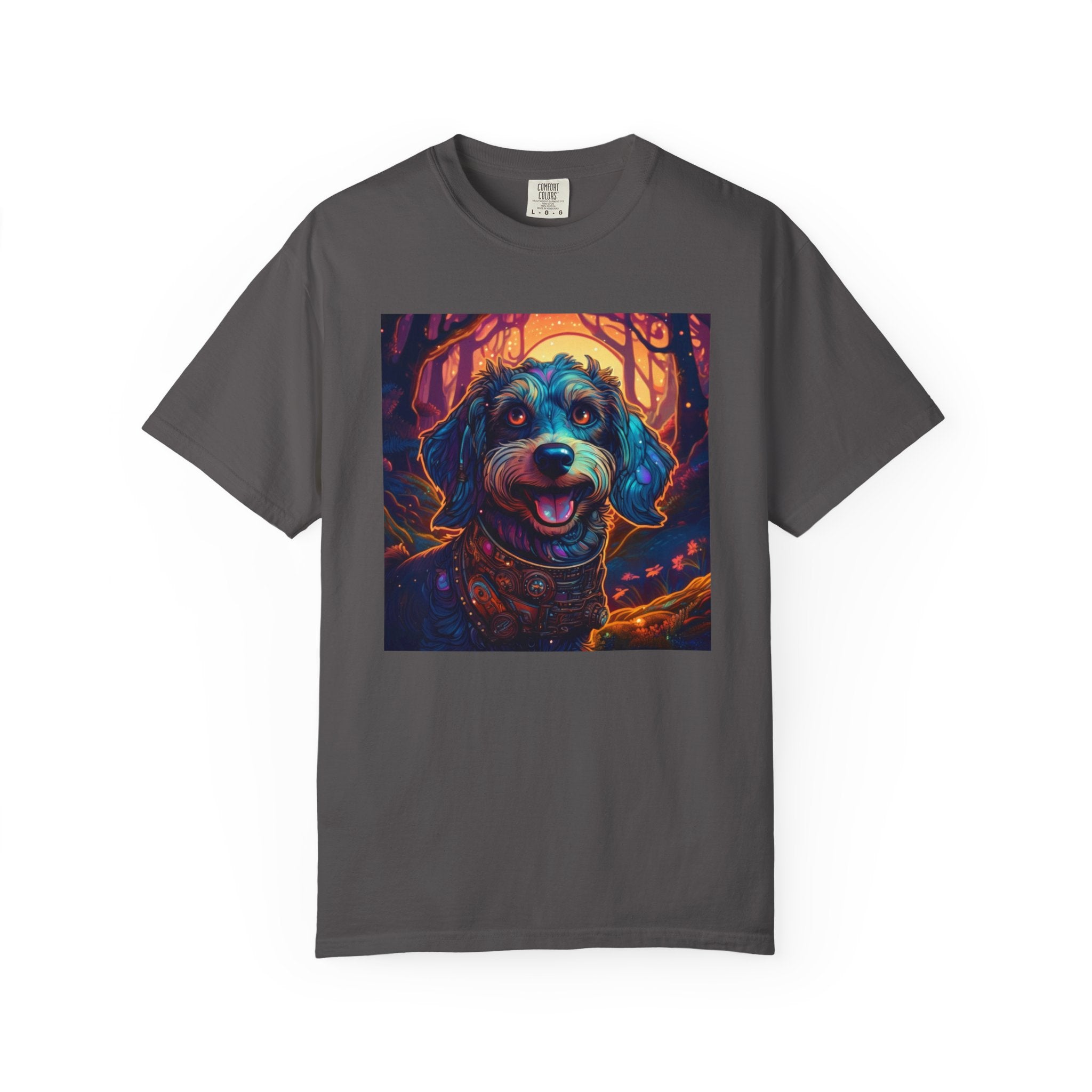 Steampunk Dachshund Unisex Garment-Dyed T-shirt