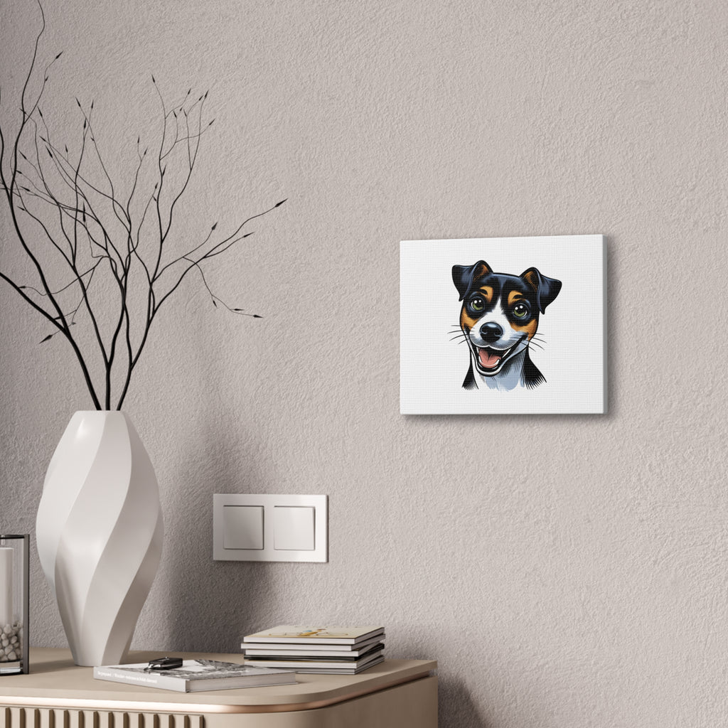 Jack Russel Canvas Stretched, 0.75"