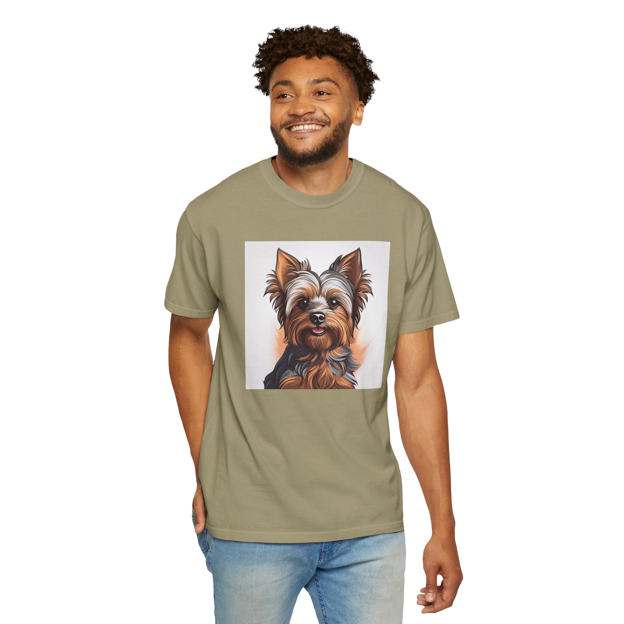 Yorkie Unisex Garment-Dyed T-shirt