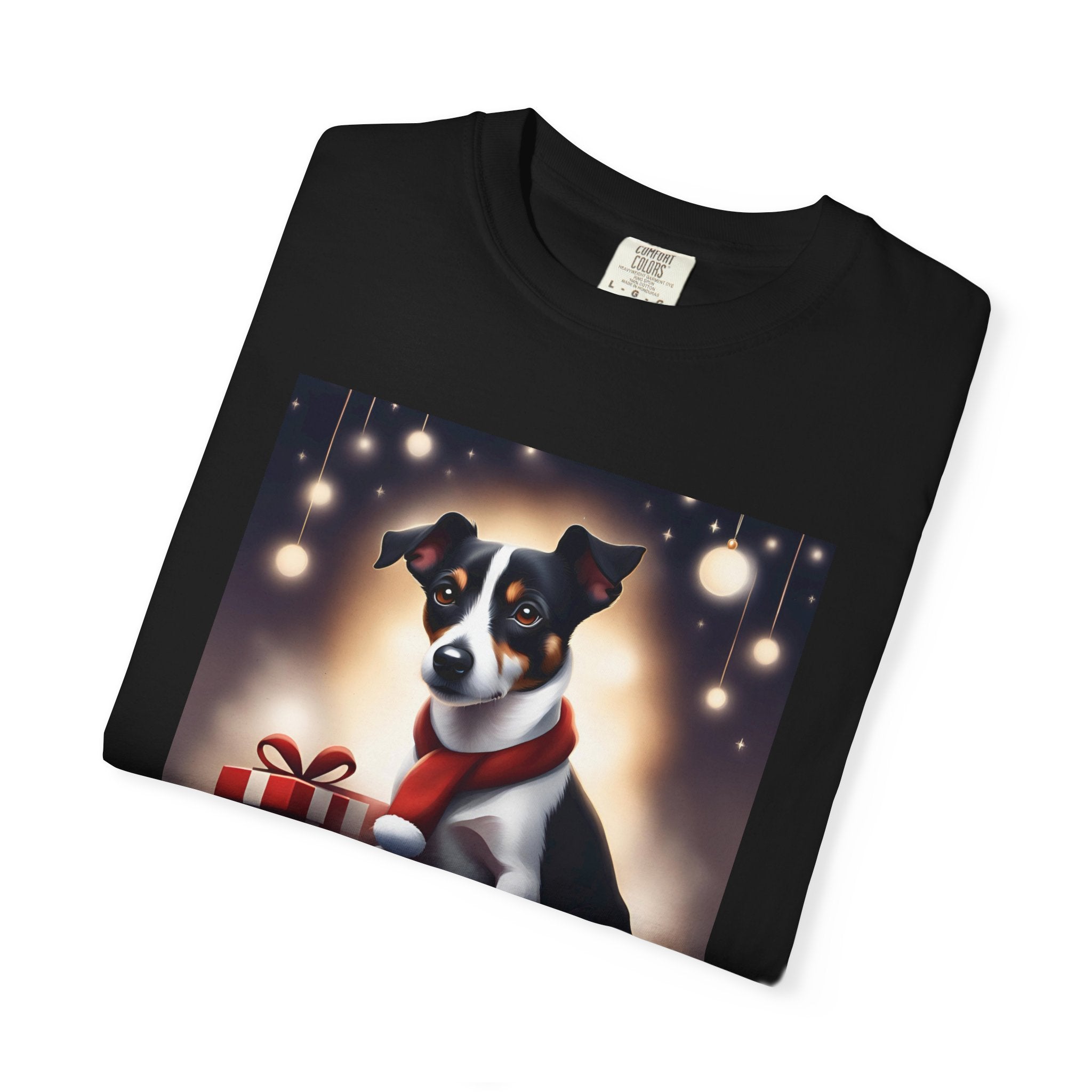 Jack Russel Holiday Unisex Garment-Dyed T-shirt
